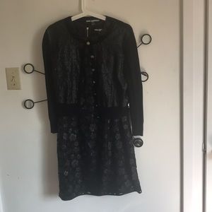 Karl Lagerfeld dress and sweater set